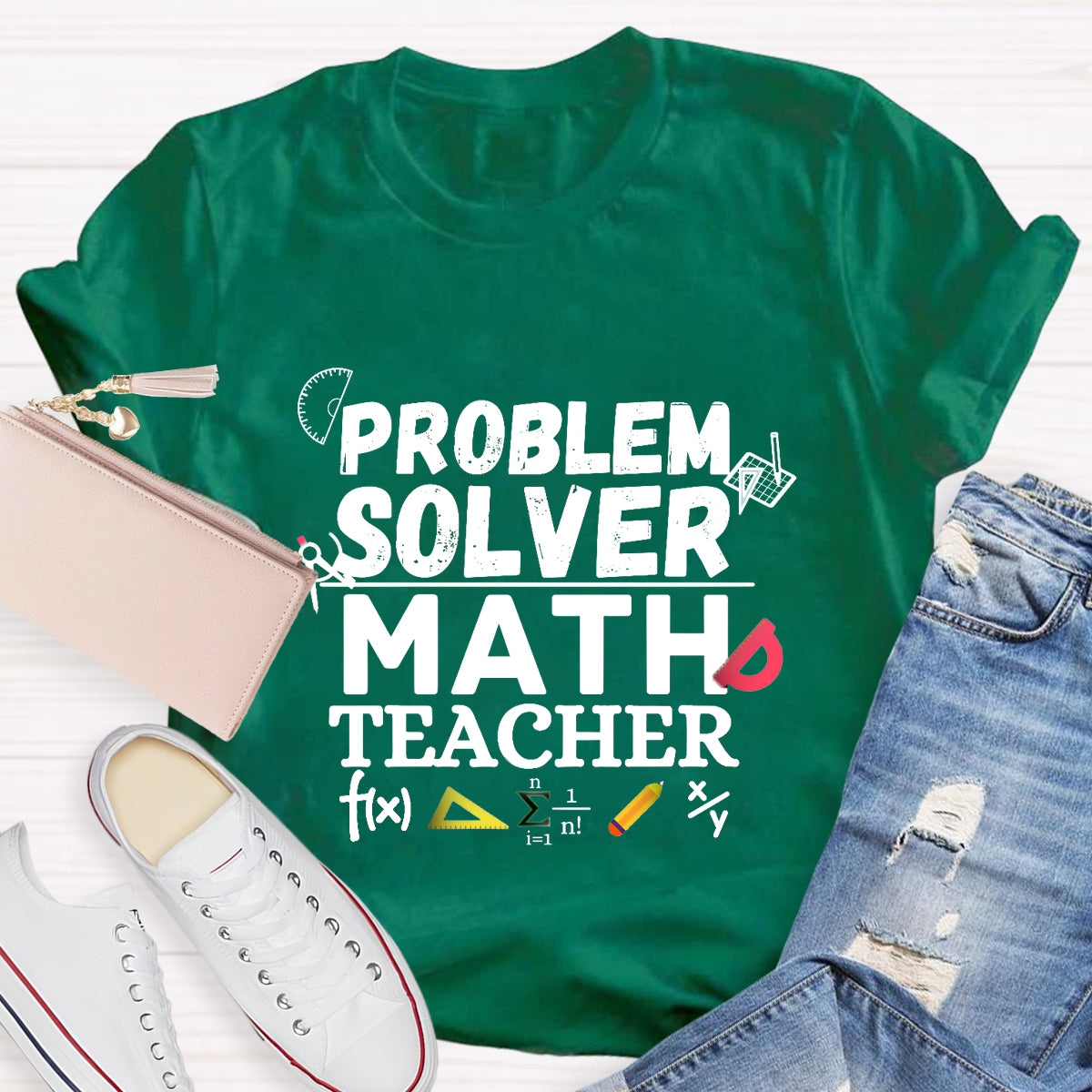 Problem Solver Math Teacher T-Shirt