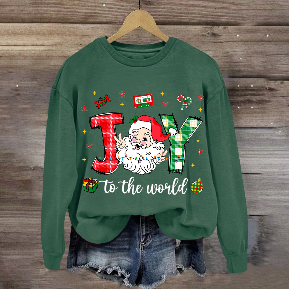 Joy To The World Christmas Season Sweatshirt