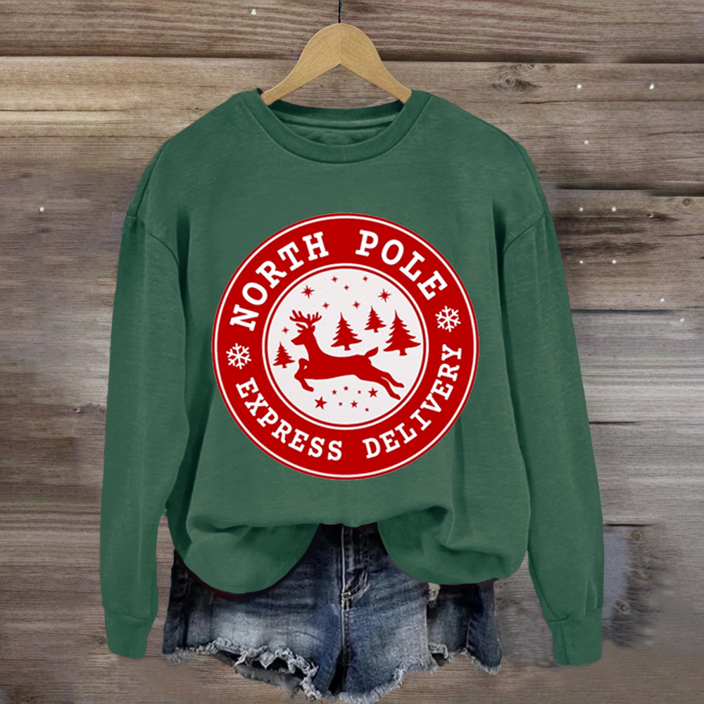 North Pole Express Teacher Sweatshirt