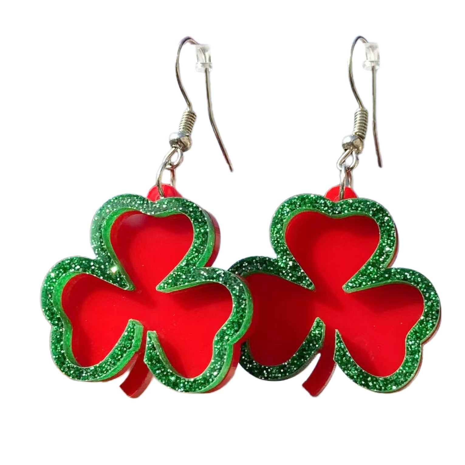 Clover Saint Patrick'S Day Clover Earrings