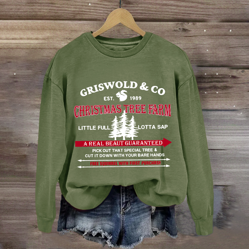 Griswold Co Christmas Tree Farm Sweatshirt