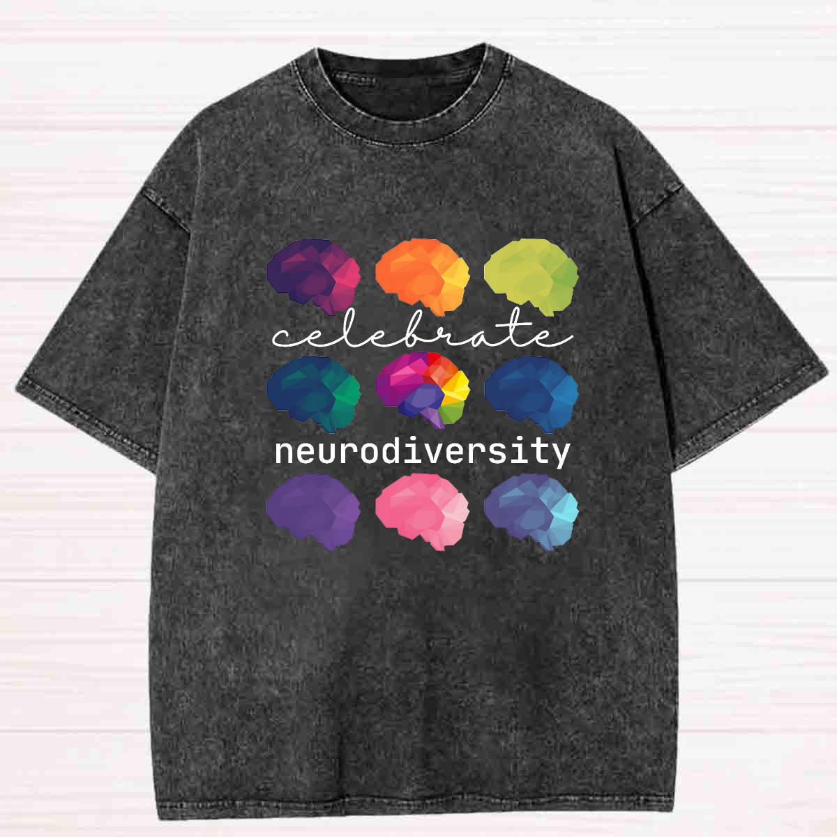 Celebrate Neurodiversity Washed T-shirt