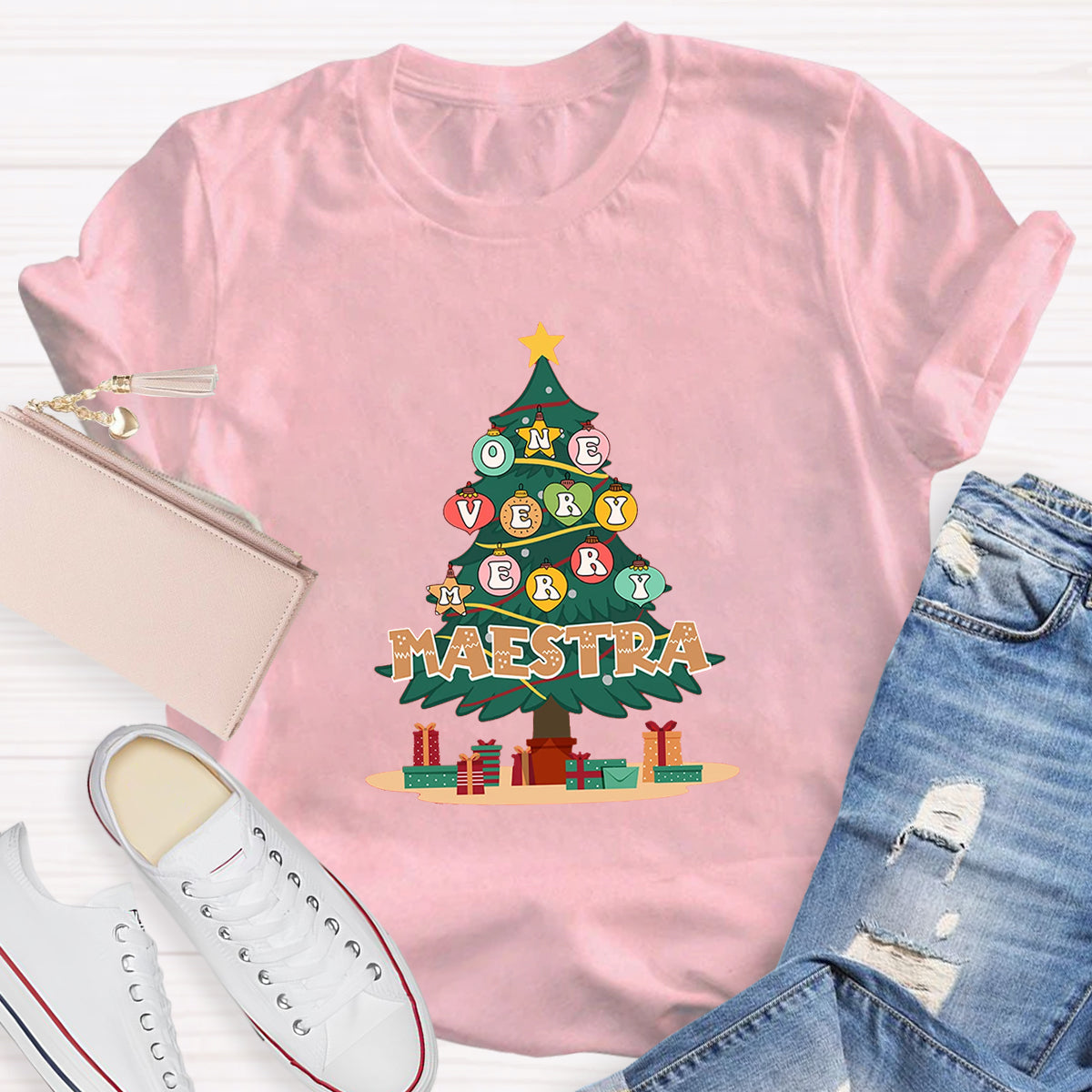 One Very Merry Maestra Teacher T-Shirt