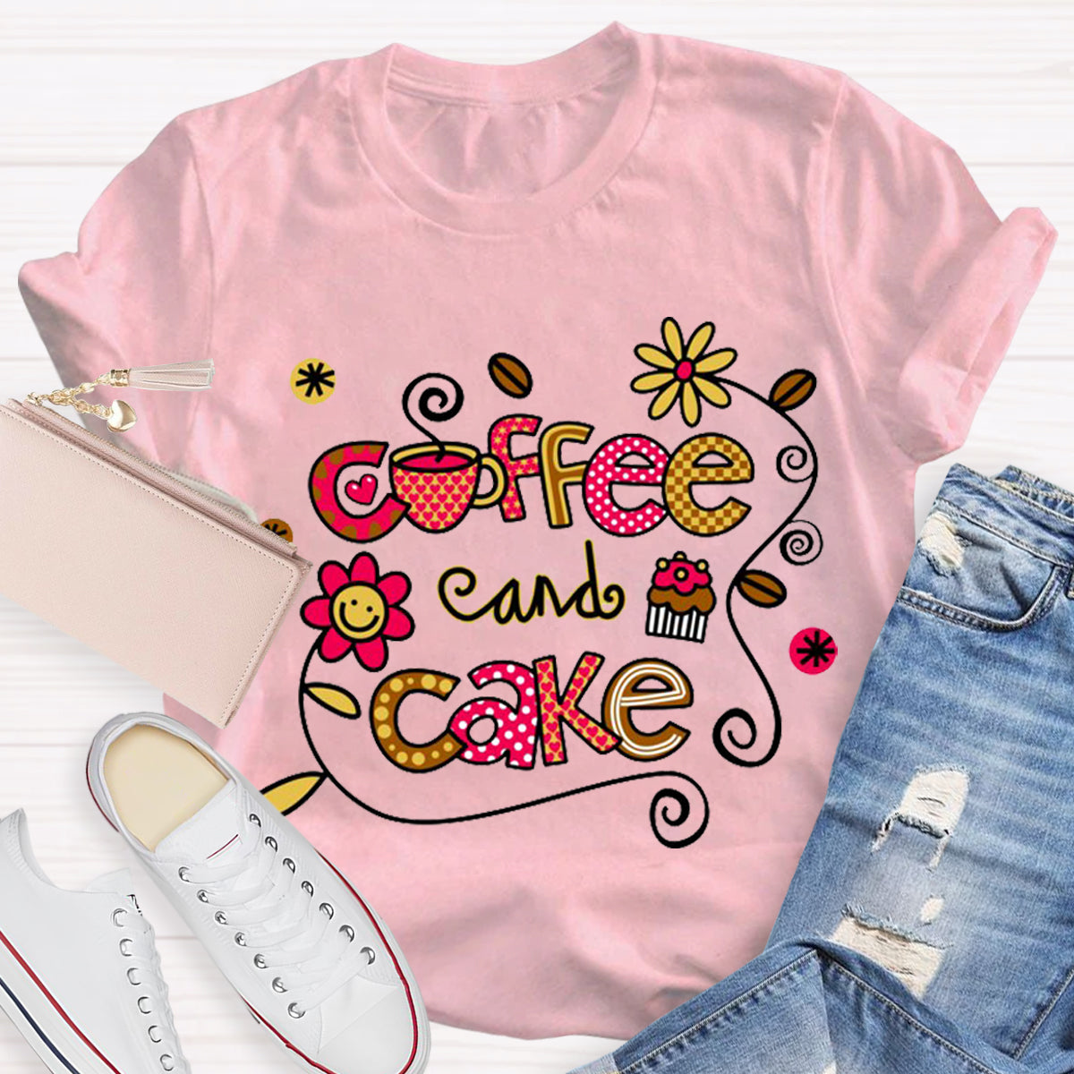 Coffee And Cake Happy Holiday T-Shirt