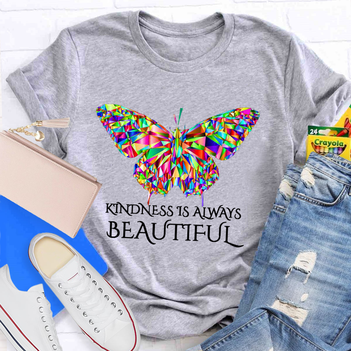 Kindness Is Always Beautiful Butterfly T-Shirt