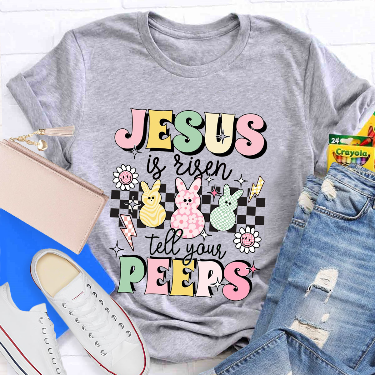 Jesus Is Risen Tell Your Peeps T-Shirt