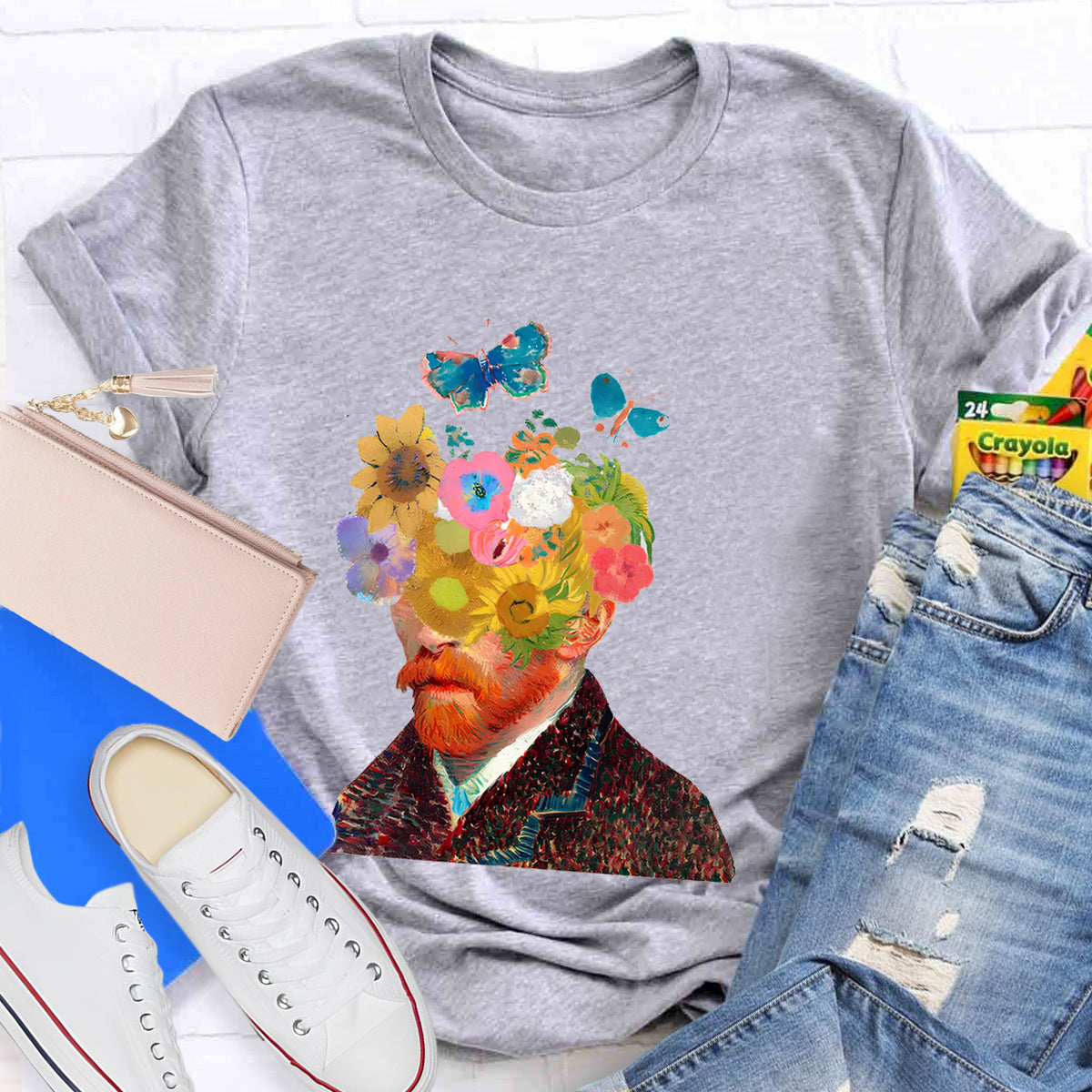 Minds Blooming Art Teacher T-Shirt