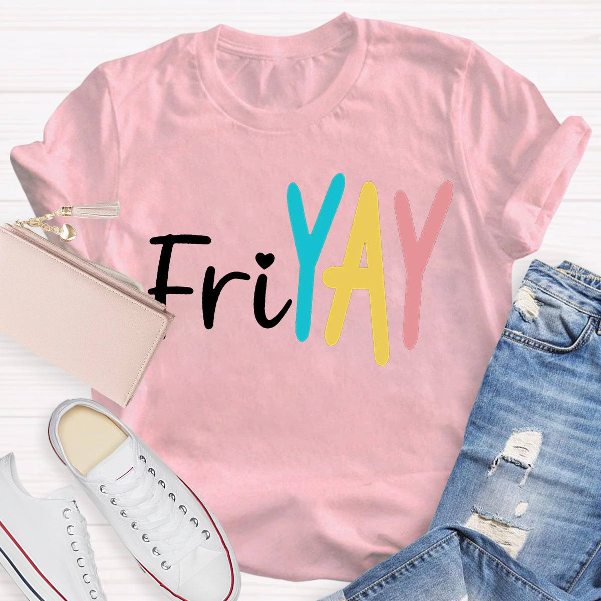 Yay Friyay Teacher T-Shirt