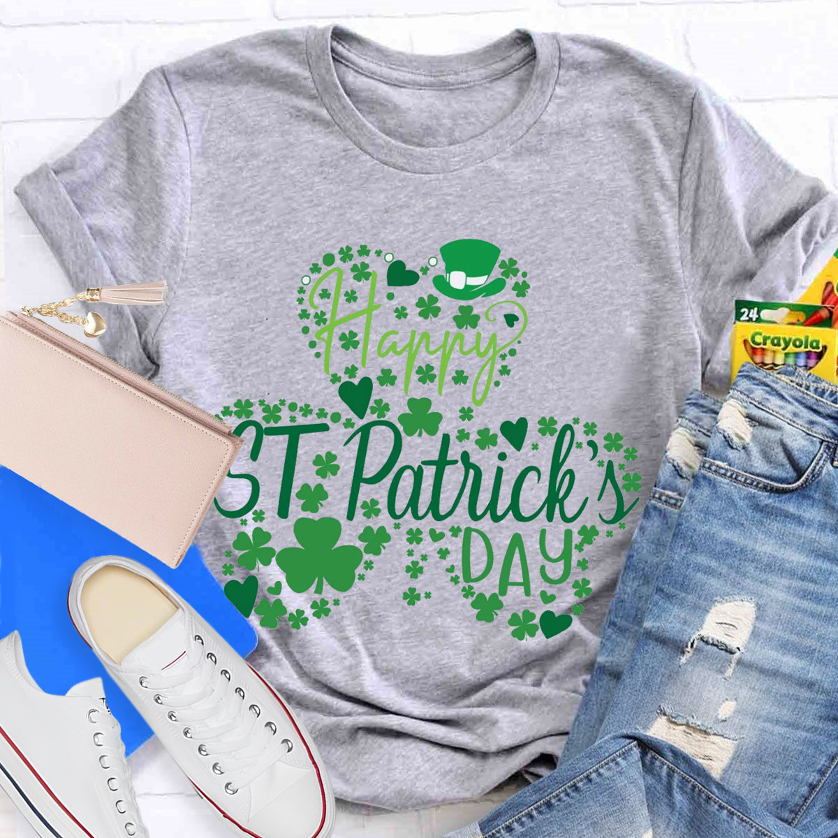 Happy St Patrick's' Day Teacher T-Shirt