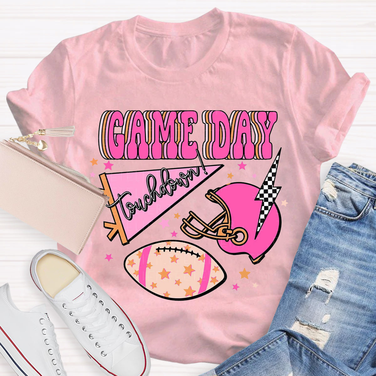 Game Day Football Touchdown Season T-Shirt