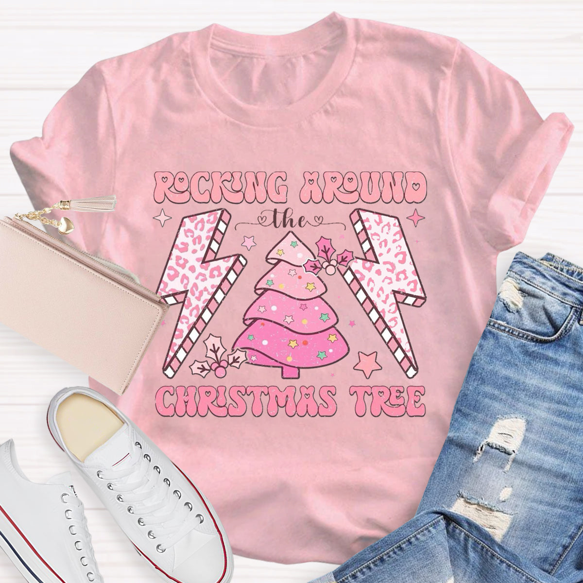 Rock Round The Classroom Tree Teacher T-Shirt