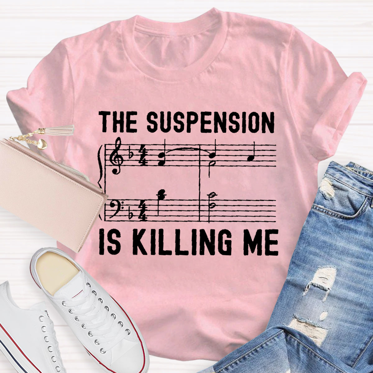 The Suspension Is Killing Me Math Teacher T-Shirt