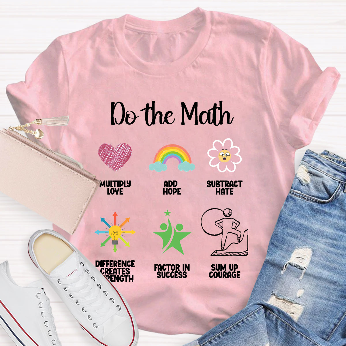 Do The Math Add Hope Math Teacher T-Shirt