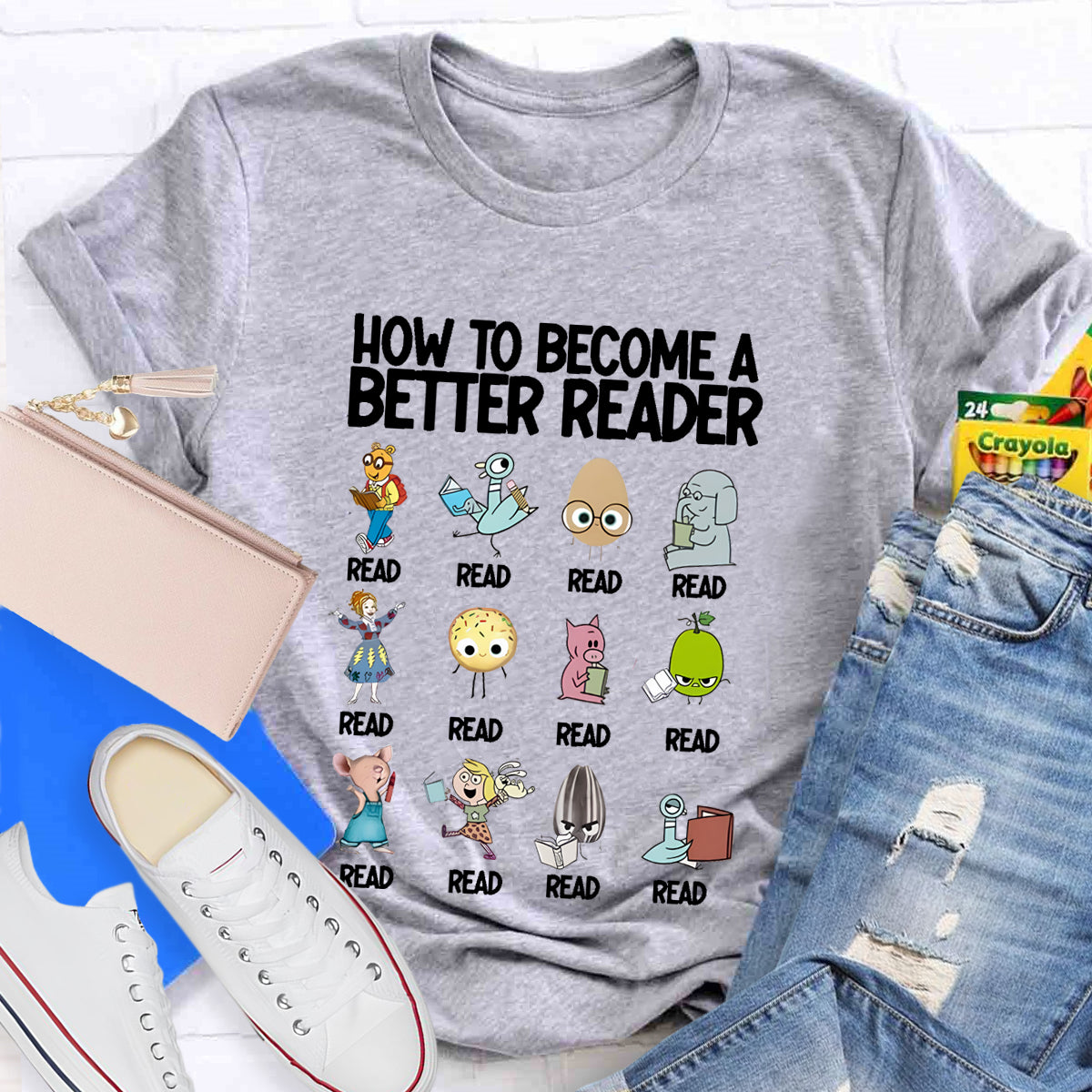 How To Become A Better Reader Teacher T-Shirt