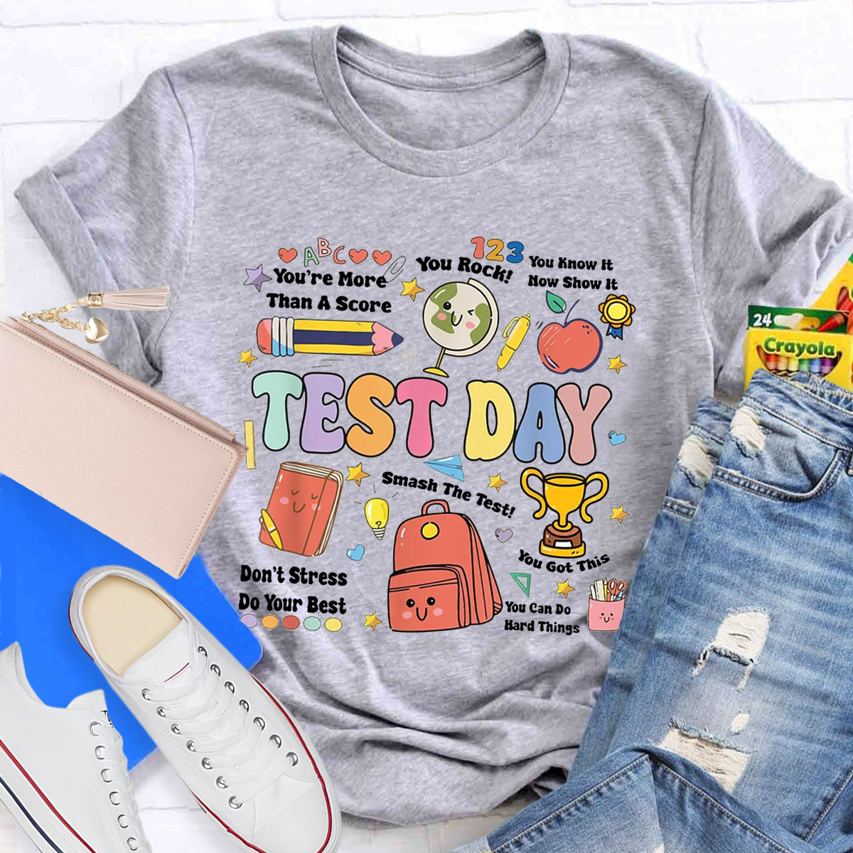 Don't Stress Do Your Best Test Day T-Shirt