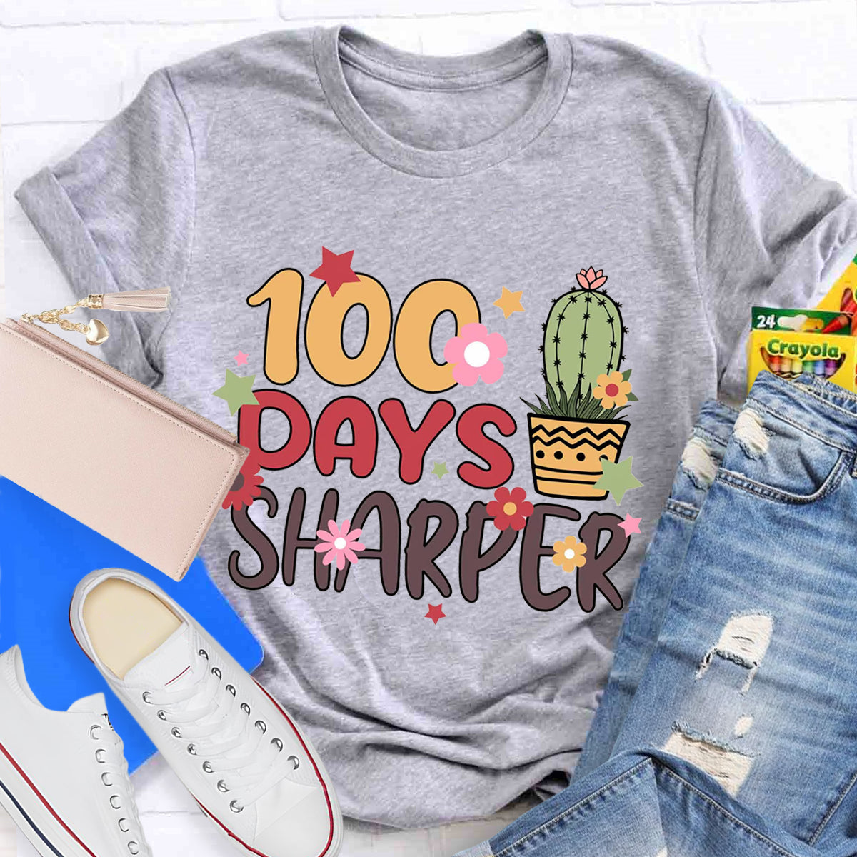 100 Days Sharper Teacher T-Shirt