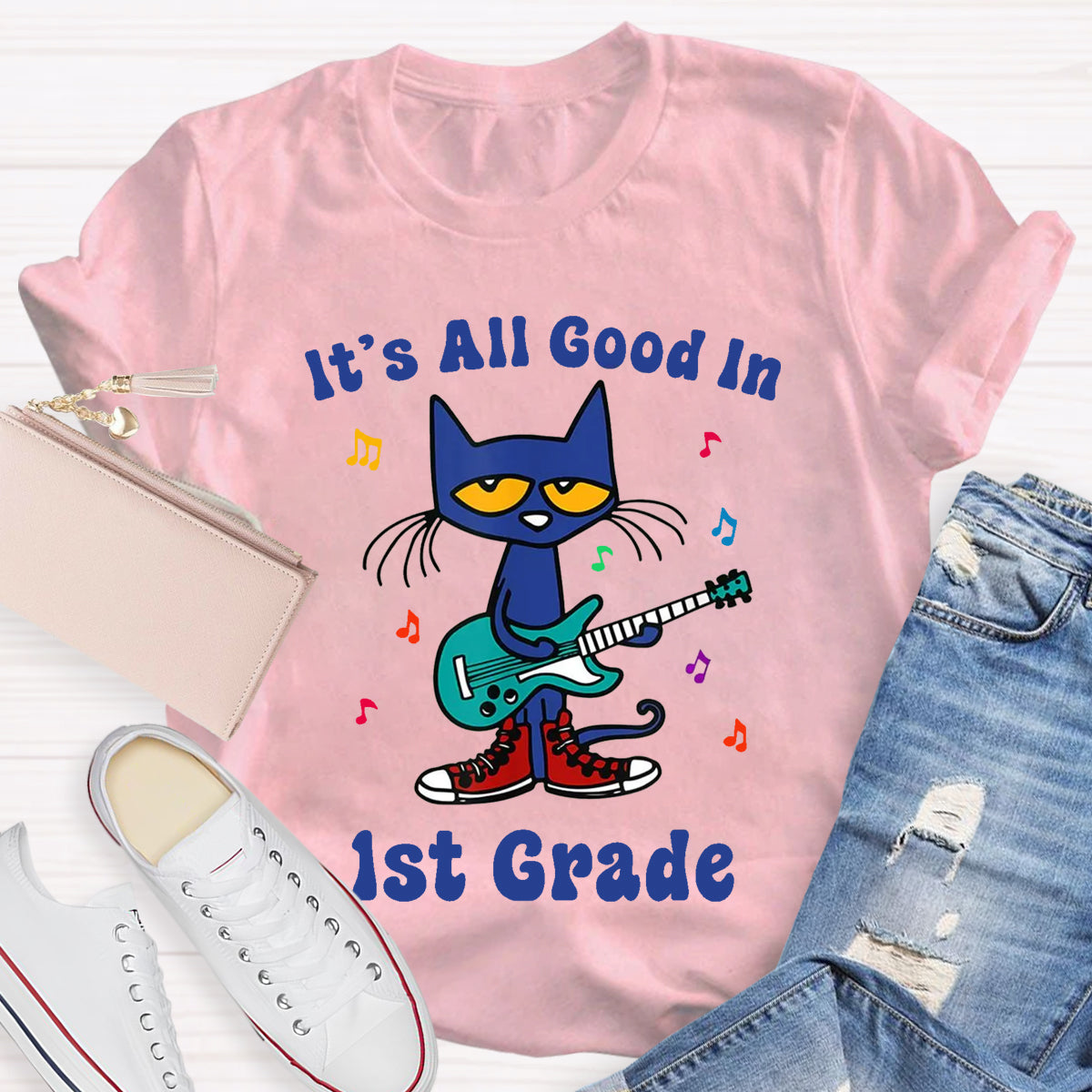 Personalized Grade It's All Good In School Grade T-Shirt