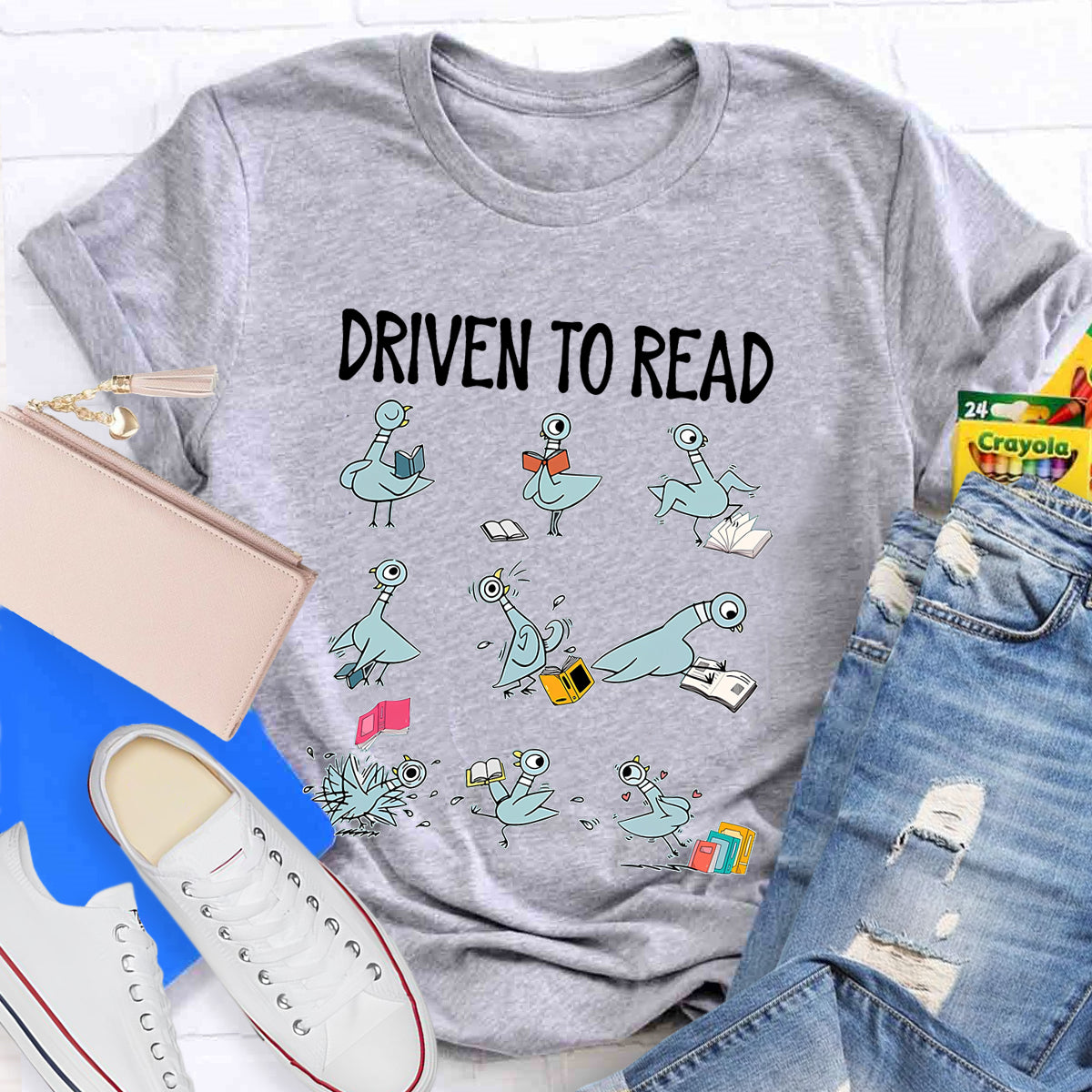 Driven To Read Teacher T-Shirt