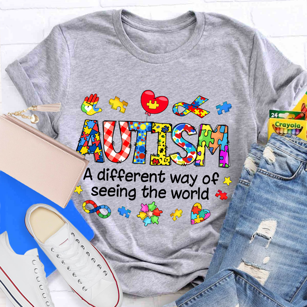 Autism A Different Way Of Seeing The World T-Shirt