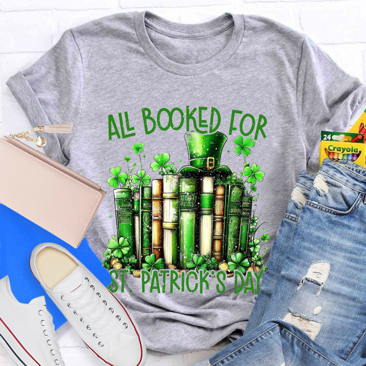 All Booked For St. Patrick'S Day T-Shirt