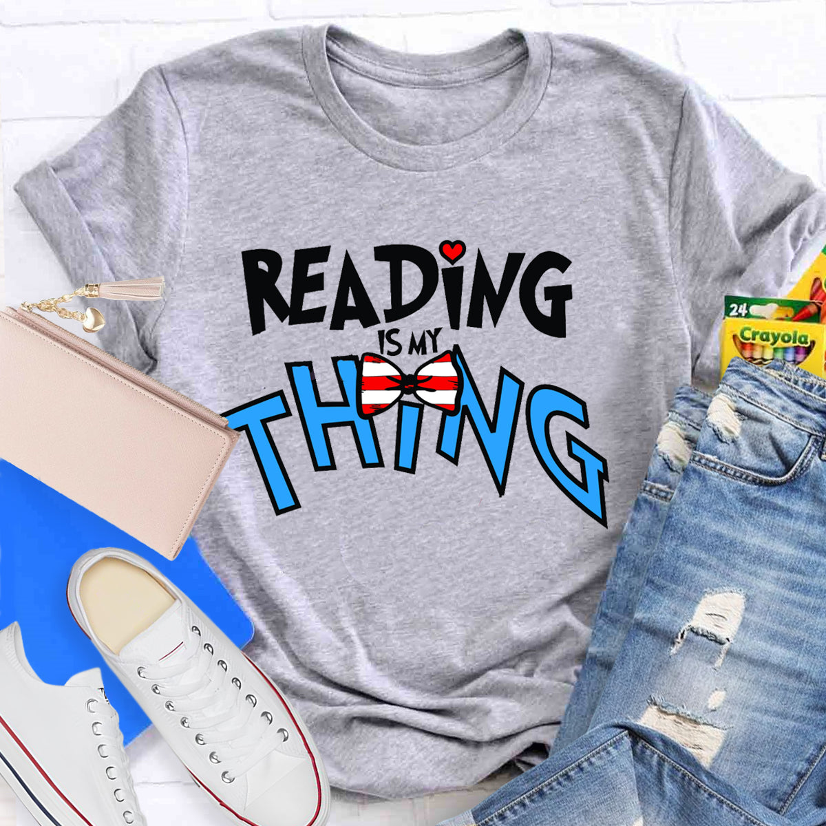 Reading Is My Thing Teacher T-Shirt