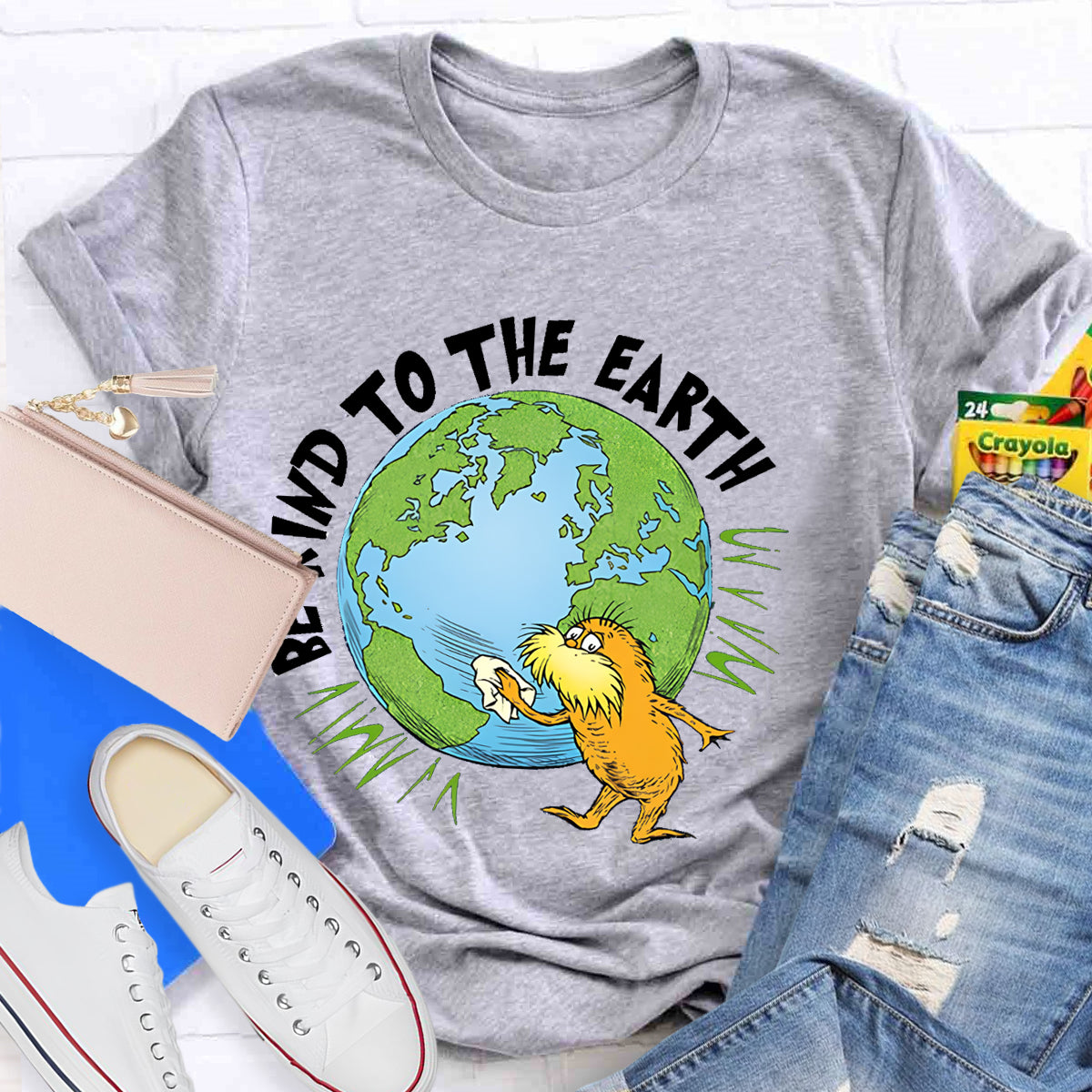 Be Kind To The Earth Teacher T-Shirt