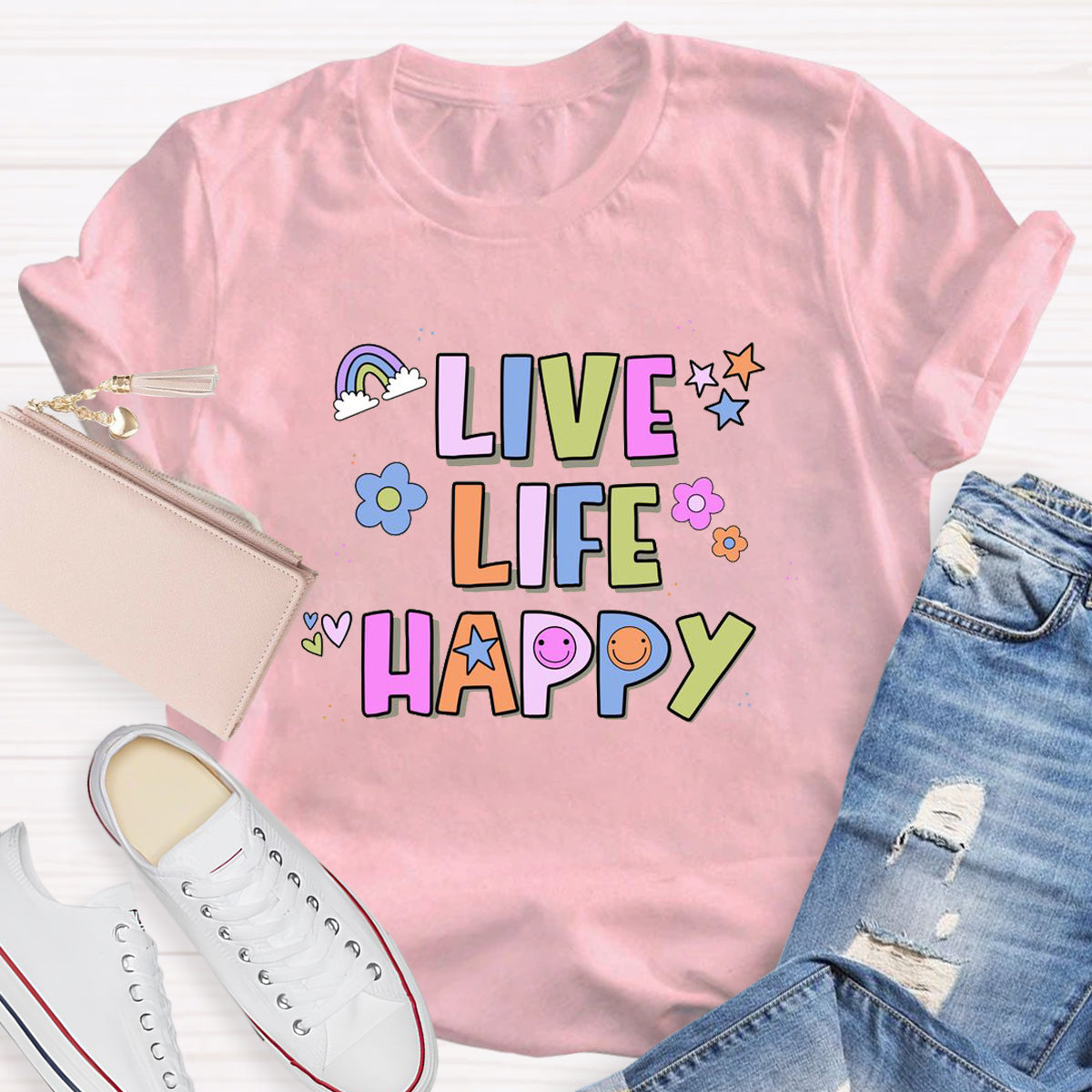 Live Life Happy T-Shirt