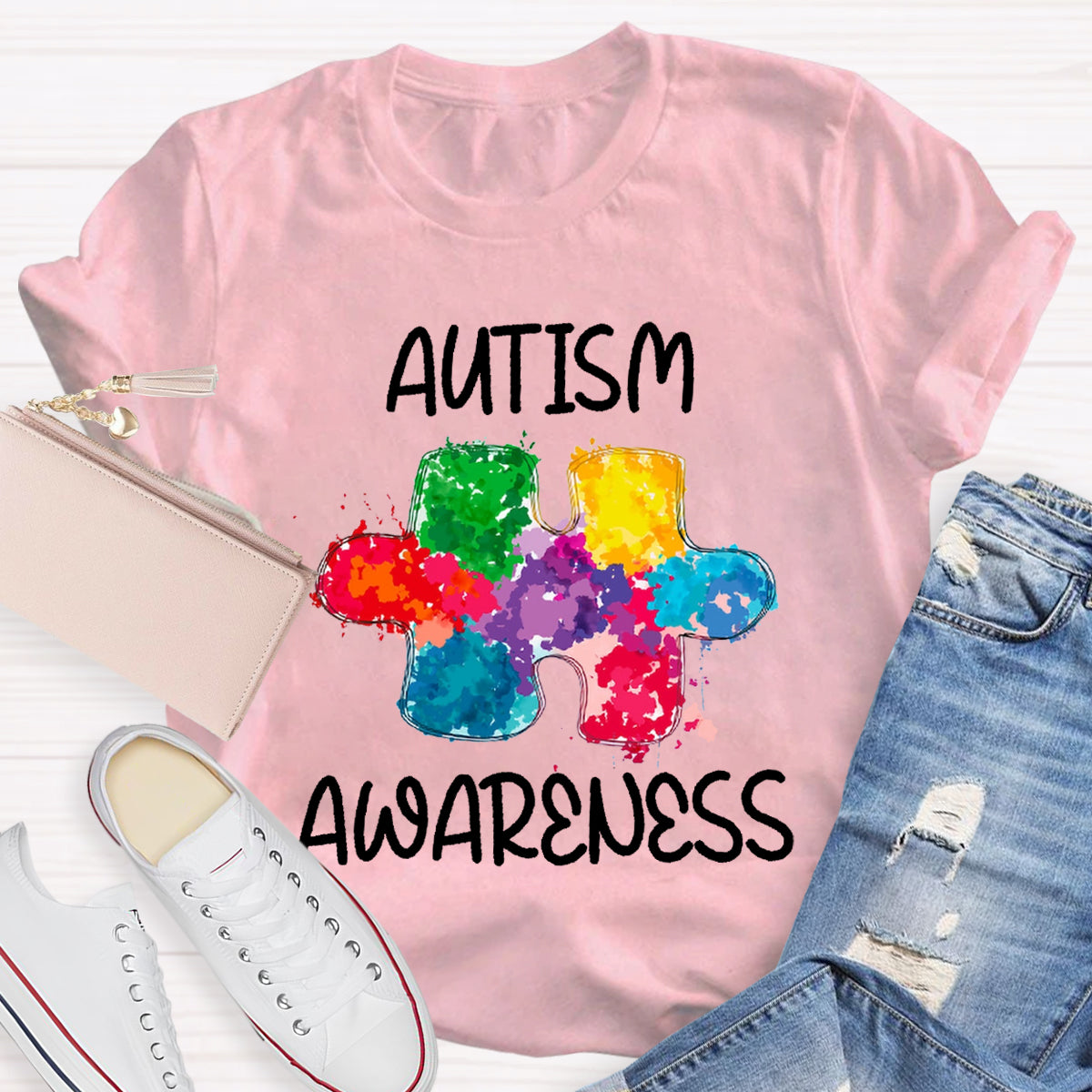 Autism Awareness Teacher T-Shirt