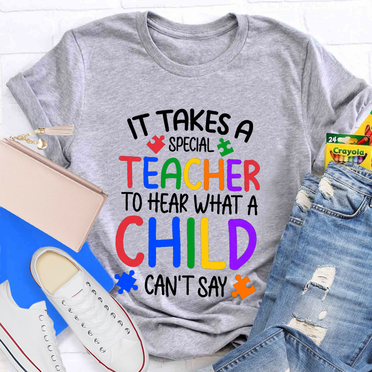 It Takes Special Teacher To Hear What A Child Can't Say T-Shirt