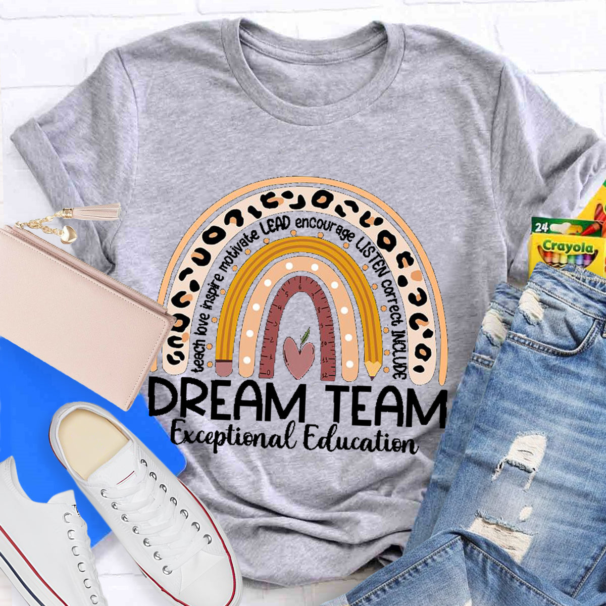 Personalized Dream Team Name Teacher T-Shirt