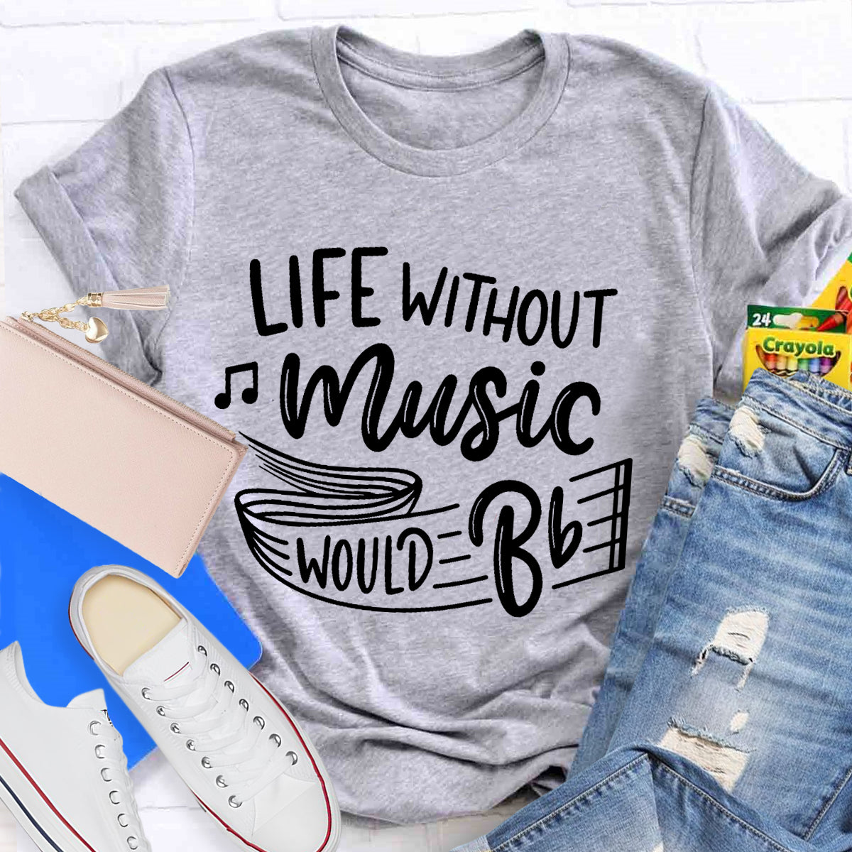 Life Without Music Would Be Boring T-Shirt