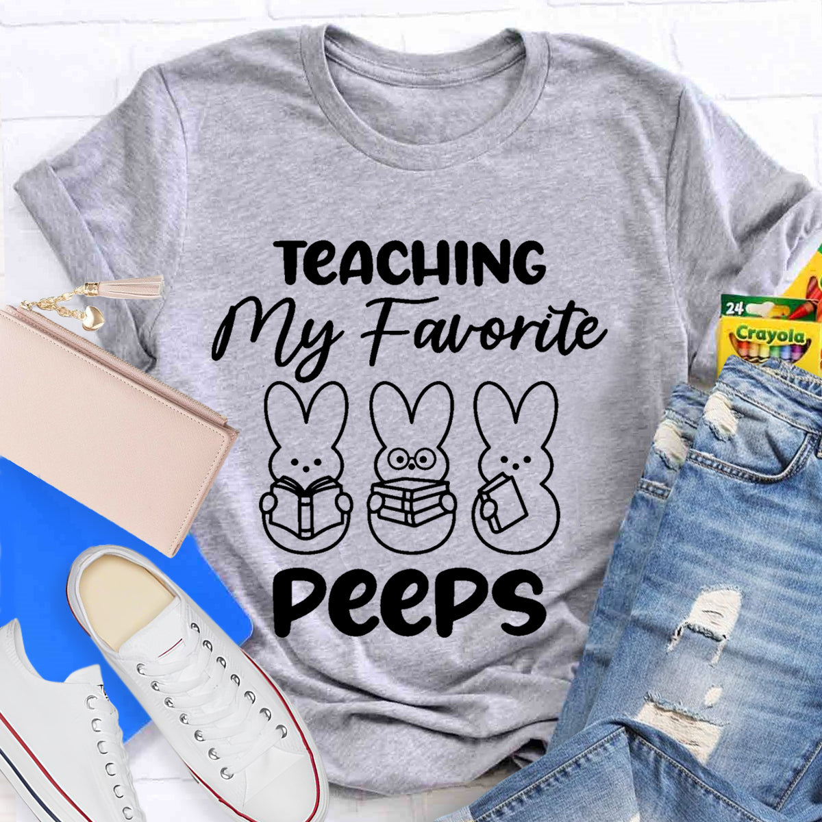 Teaching My Favorite Peeps Teacher T-Shirt