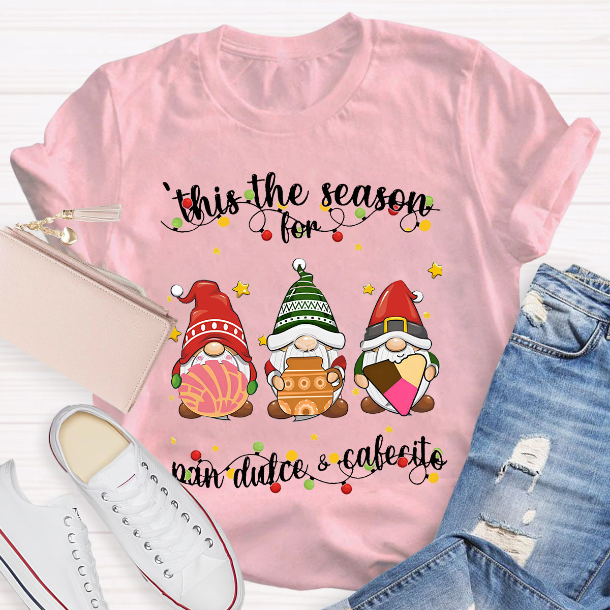 This The Season For Pan Dulce & Cafecito Spanish Christmas T-Shirt