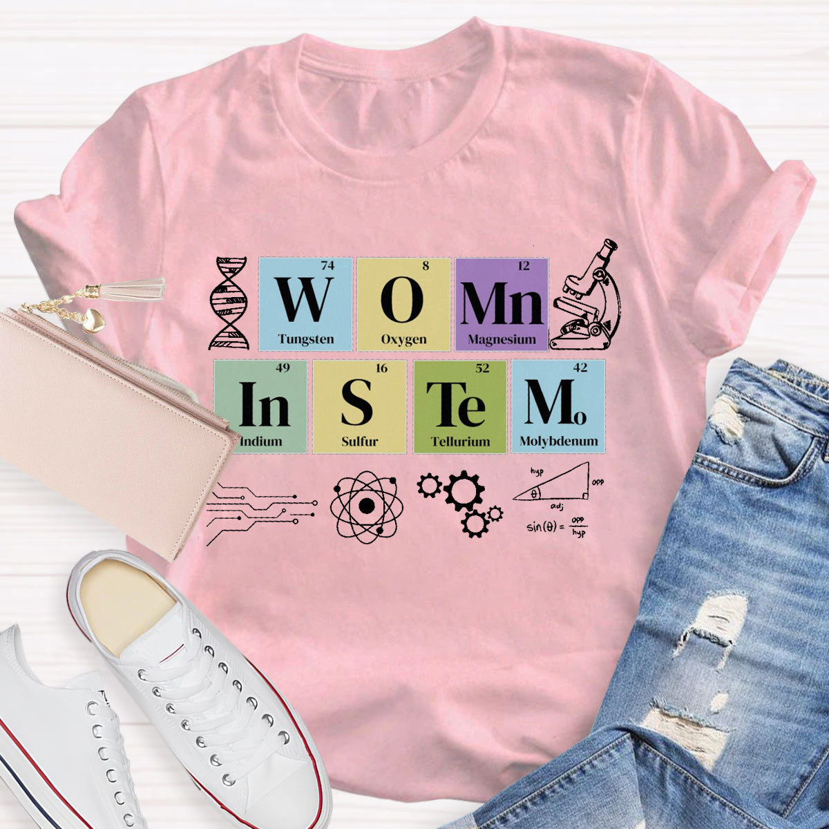 Women In Stem Teacher T-Shirt