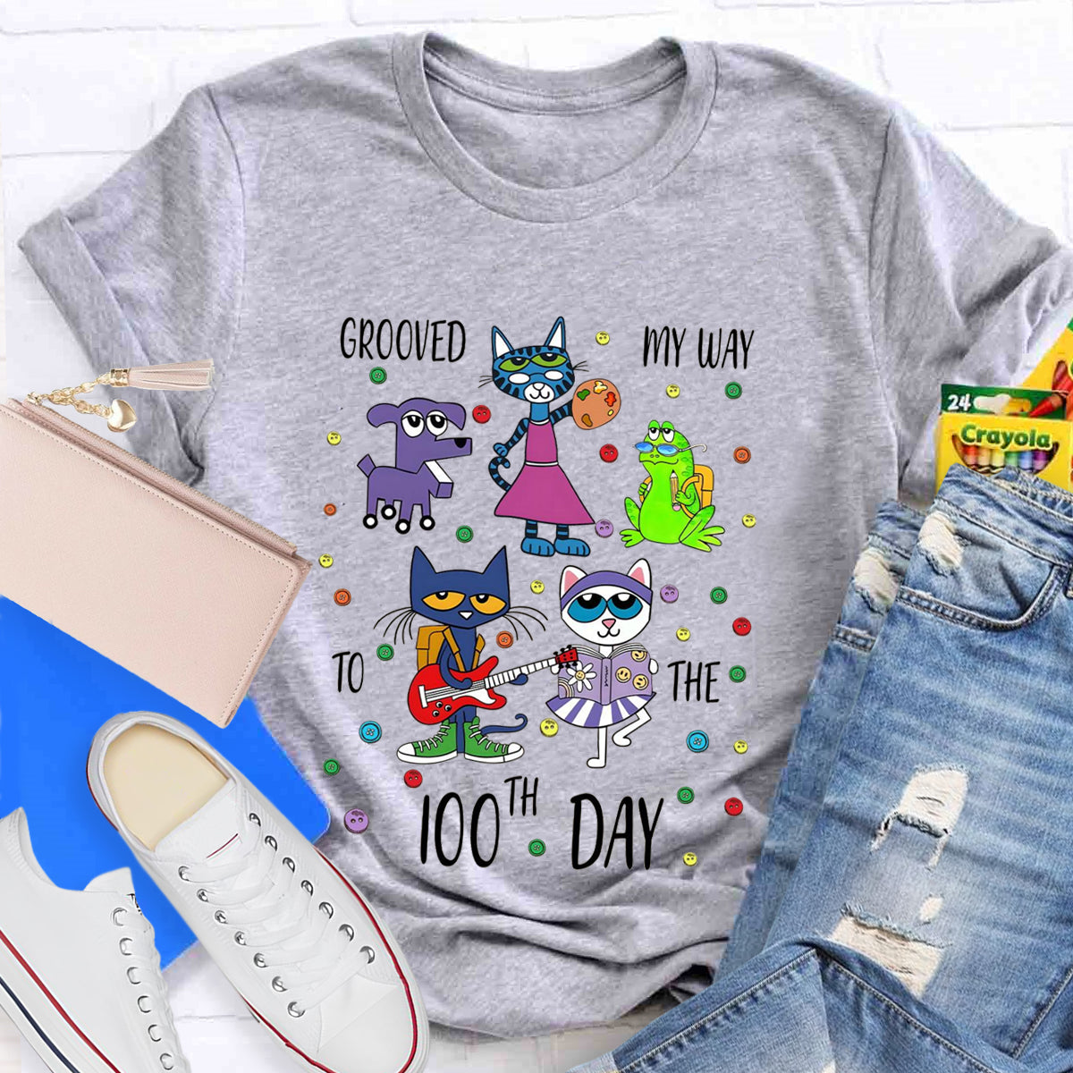 Grooved My Way To The 100th Day T-Shirt