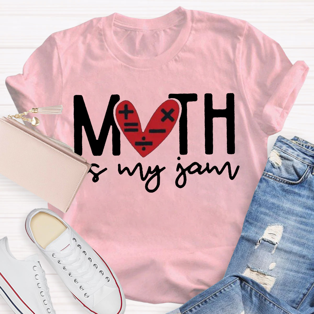 Math Is My Jam Math Teacher T-Shirt