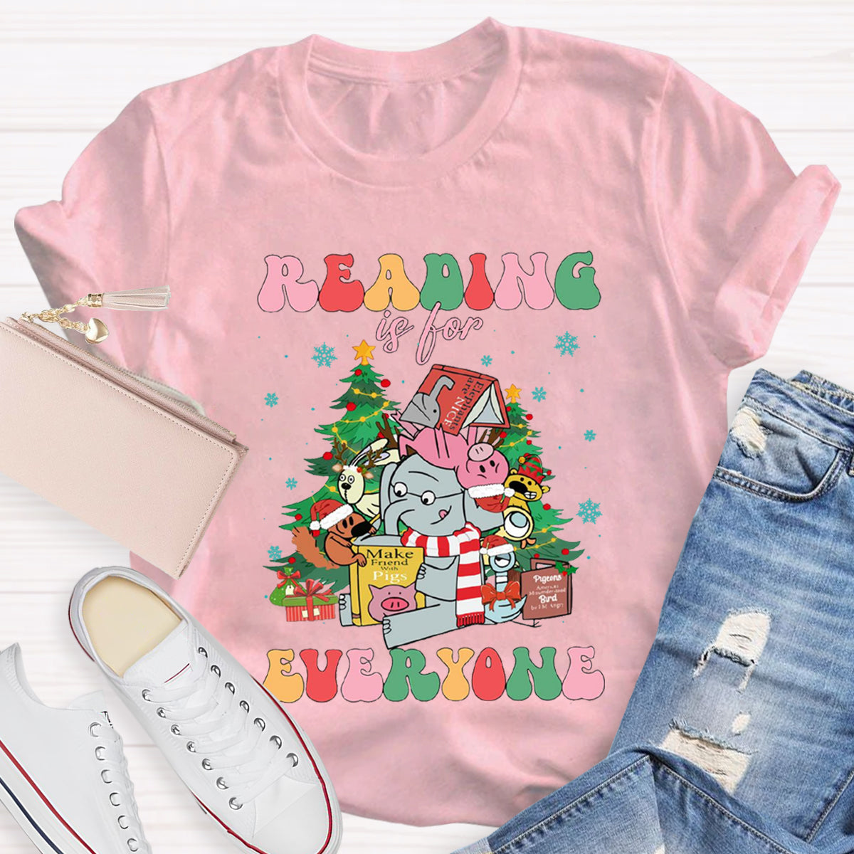 Reading Is For Everyone Teacher T-Shirt