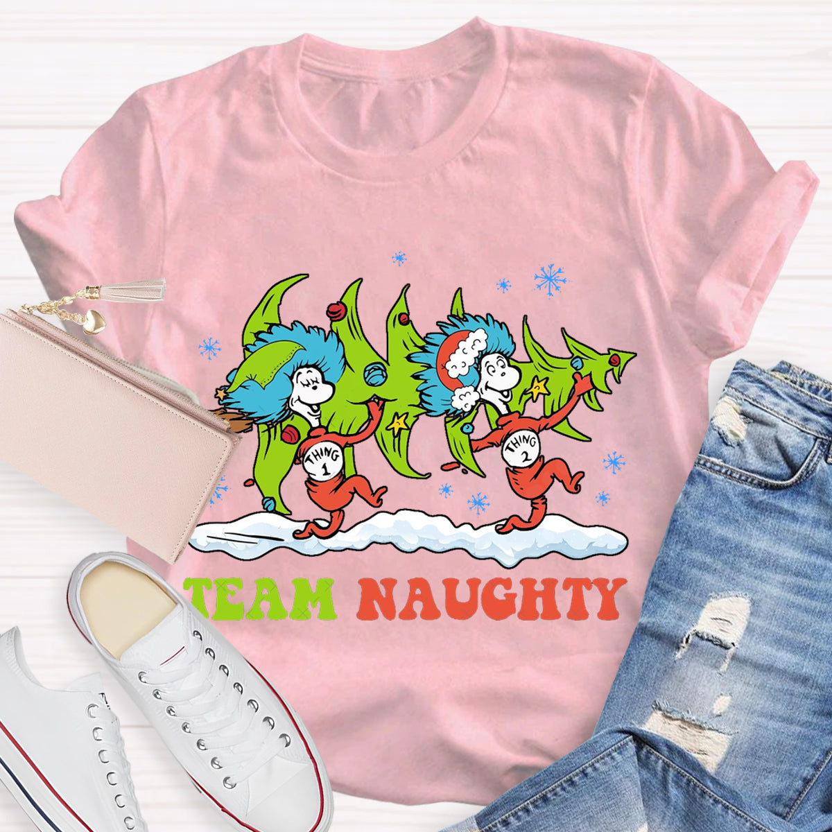 Merry Christmas Team Naughty T-Shirt