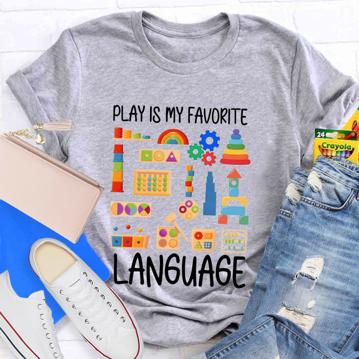 Play Is My Favorite Way to Learn Teacher T-Shirt