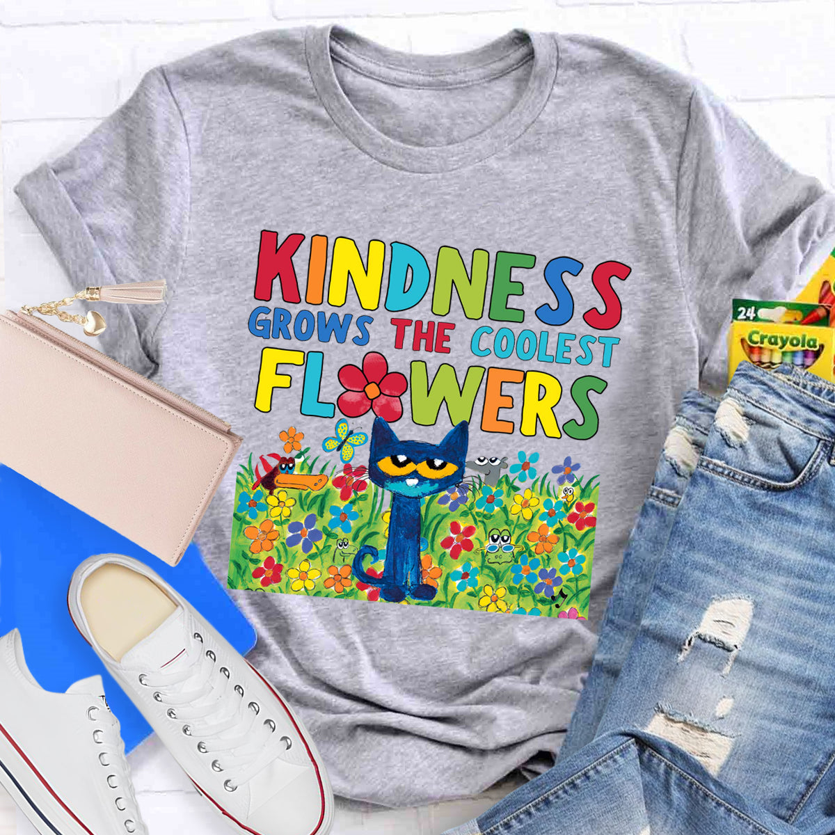 Kindness Grows The Coolest Flowers T-Shirt