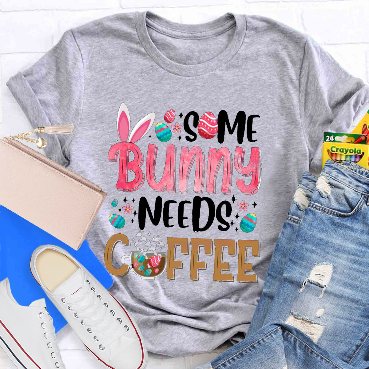 Some Bunny Needs Coffee T-Shirt