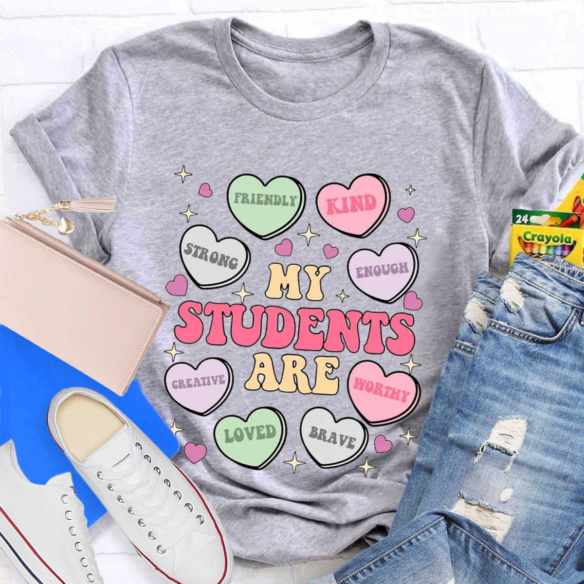 My Students Are Brave Loved Teacher T-Shirt