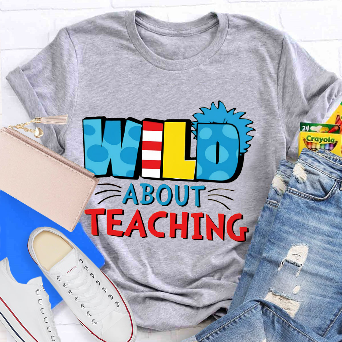 Wild About Teaching Teacher T-Shirt