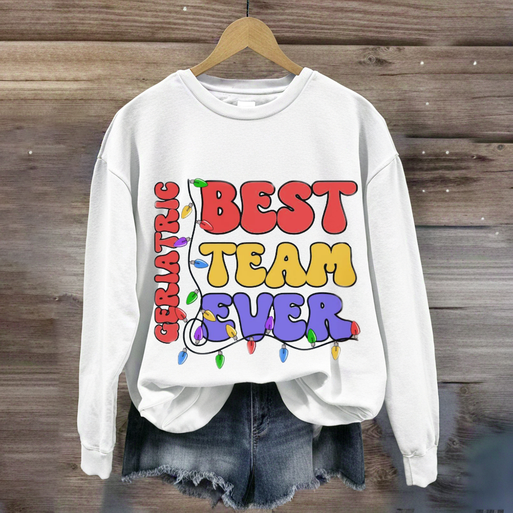 Personalized Team Name Christmas Sweatshirt