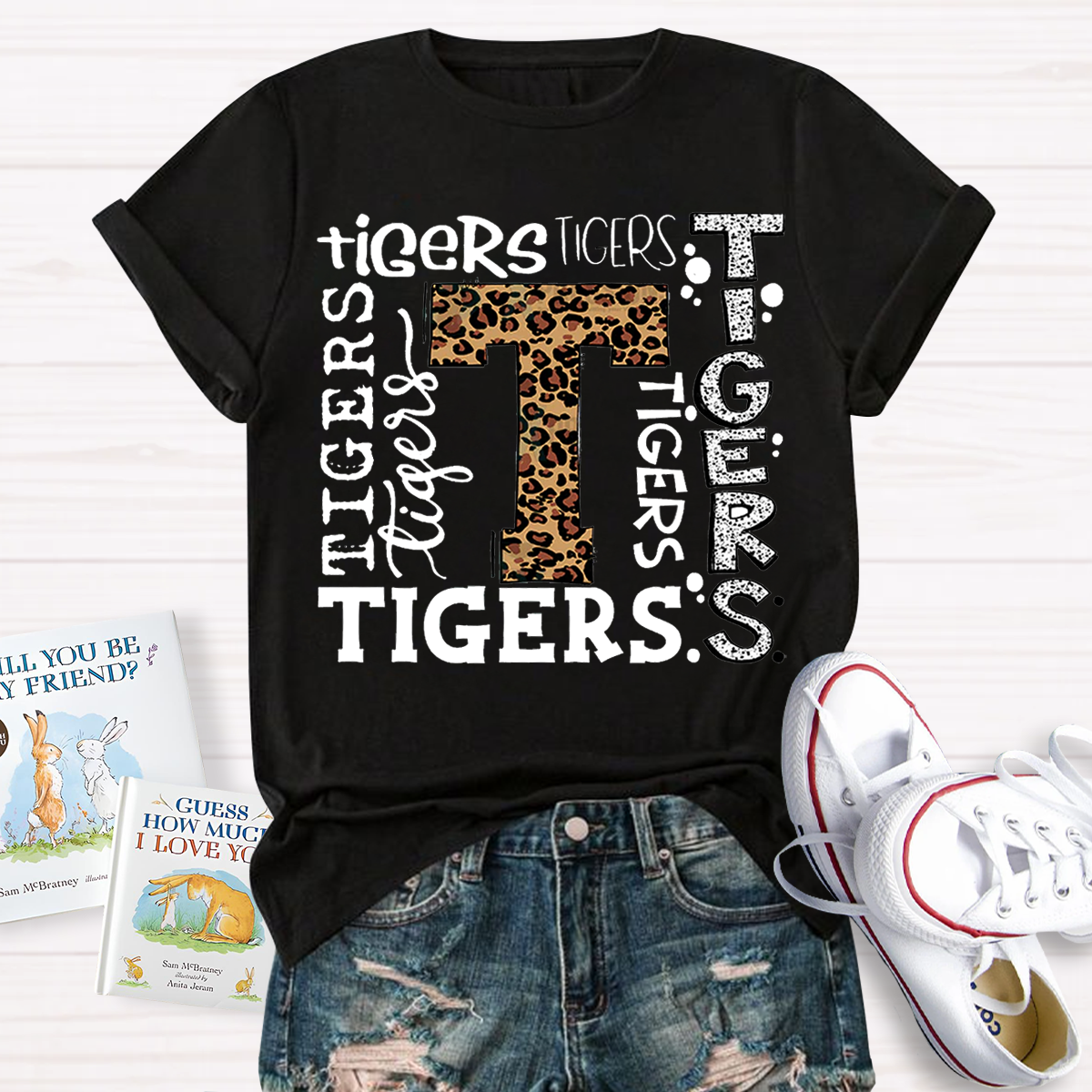 Personalized School Mascot Teacher T-Shirt