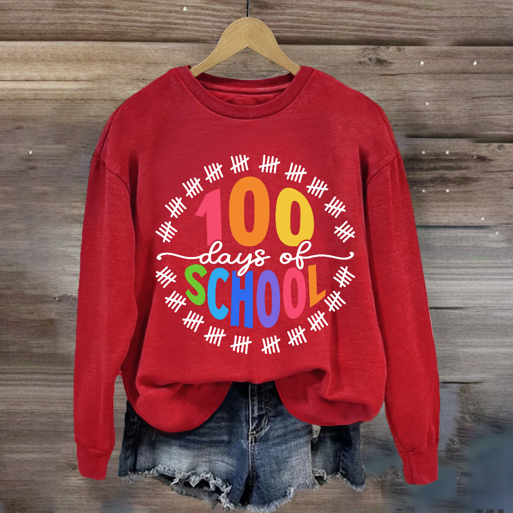 Happy 100 Days of School Sweatshirt