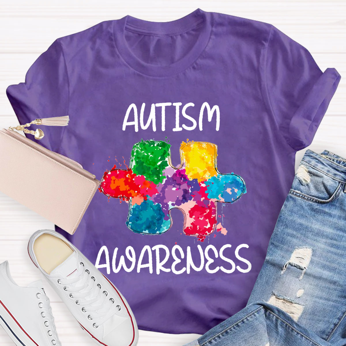 Autism Awareness Teacher T-Shirt