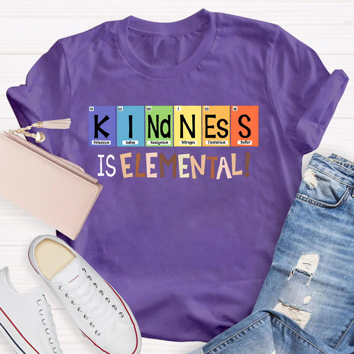 Kindness Is Elemental Teacher T-Shirt