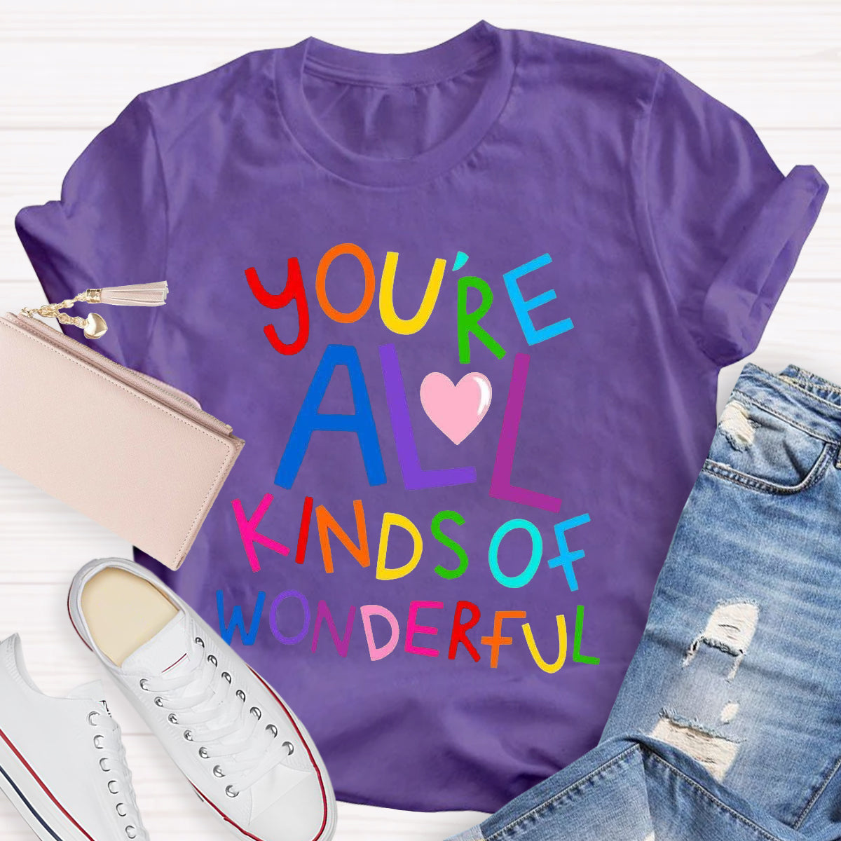 You're All Kind Of Wonderful Teacher T-Shirt