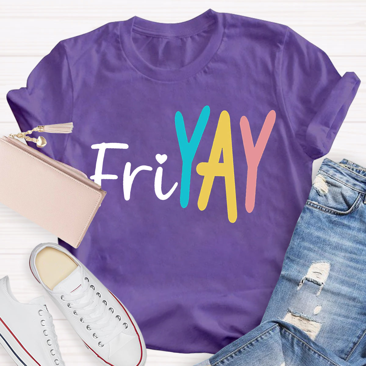 Yay Friyay Teacher T-Shirt